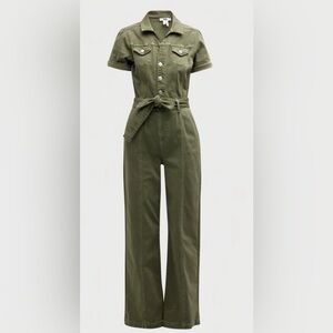 PAIGE Brooklyn Ivy Green Jumpsuit